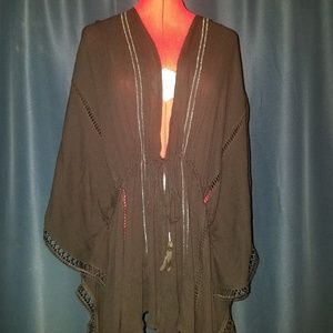 Lane Bryant Black Tie Over Piece